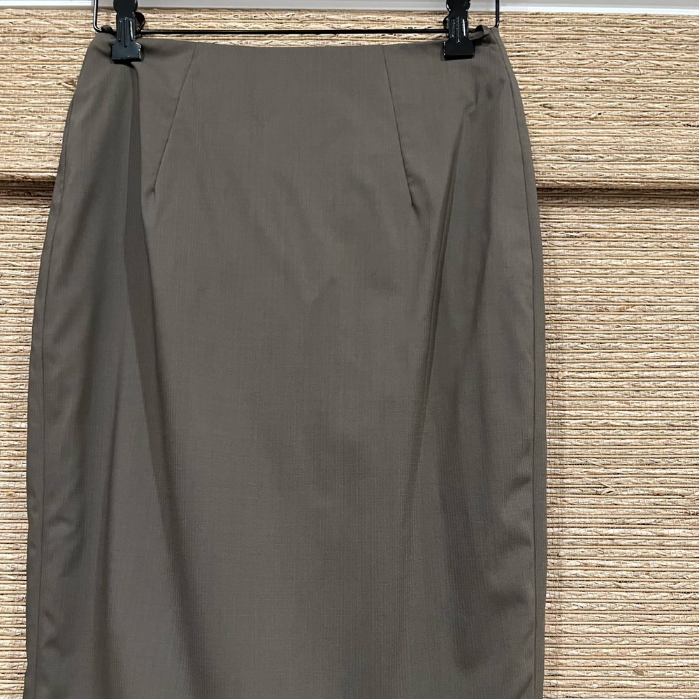 HUGO BOSS Beige/Brown Pencil Skirt Size 0